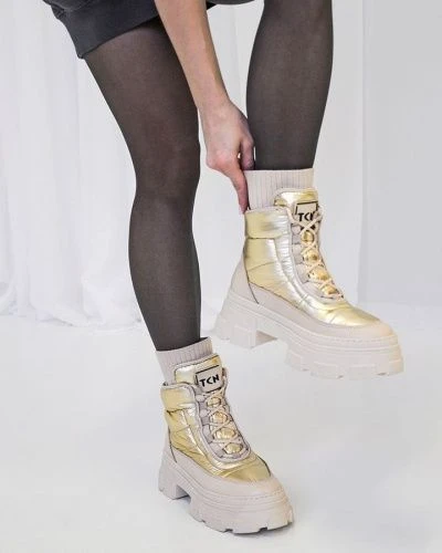 Ботинки Tucino 374-5657-2005-2183BEGGOLDM фото 3